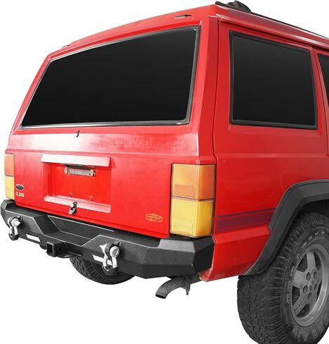 HOOKE ROAD CHEROKEE الصلب الخلفي المصد الخلفي مع عقبات المتلقي لجيب شيروكي XJ 1984-2001 in Saudi Arabia