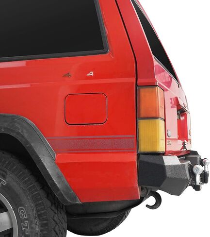 HOOKE ROAD CHEROKEE الصلب الخلفي المصد الخلفي مع عقبات المتلقي لجيب شيروكي XJ 1984-2001 in Saudi Arabia