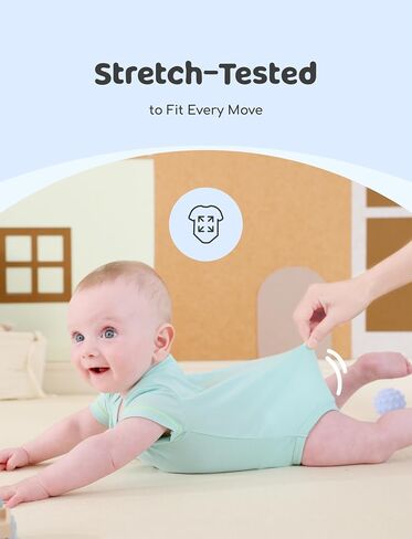 Patpat Baby Bodysuits Rayon Super Date - كم قصير للأولاد والبنات - ملابس الهدايا للجنسين الولادة - 3 عبوة in Kuwait