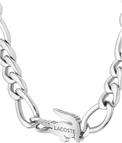 قلادة سلسلة التماسيح Lacoste للرجال والنساء - مجوهرات الفولاذ المقاوم للصدأ ، نمط تمساح قابل للتعديل ، مجموعة مذهلة ، ملحق - هدية له وله. in Saudi Arabia