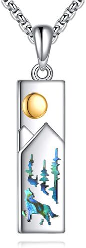 بار الفضة الاسترليني قلادة قلادة مسيحي مسيحي mezuzah/celtic عقدة/جبل/ثيلي/توليب هدايا المجوهرات للنساء الرجال in Kuwait