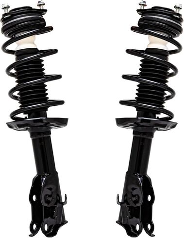 Detroit Axle - Struts الأمامية W/Coil Springs امتصاصات الصدمات الخلفية البديل البديل البديل لعام 2006-2011 Honda Civic DX Ex LX Coupe - 8pc مجموعة in Saudi Arabia