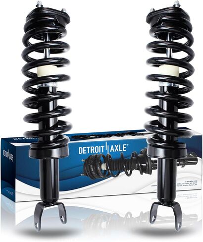 Detroit Axle - 4WD Front Struts for 2006 2007 2008 Dodge Ram 1500 Complete 2 Struts with Coil Spring Assembly Replacement Left & Right Quick Install Ready Suspension Strut Shock in Saudi Arabia