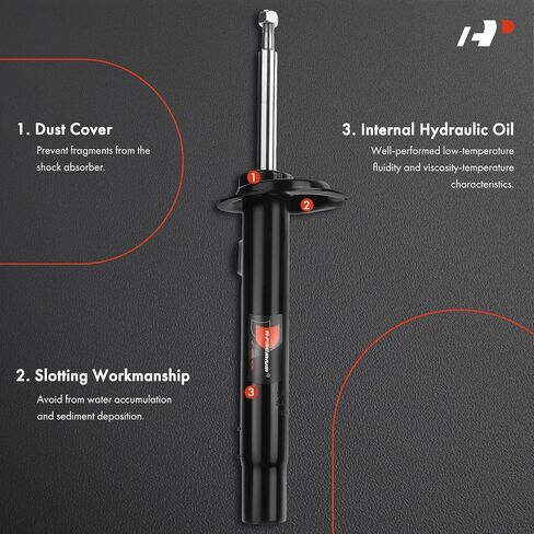 A-Premium Front Pair (2) Strut Assembly Compatible with BMW E46 323Ci 325Ci 328Ci 330Ci 323i 325i 328i 330i, Driver and Passenger Side in Saudi Arabia