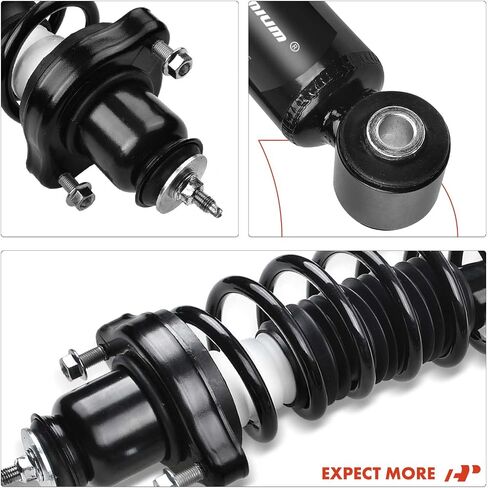 A-Premium الخلفي الزوج (2) مجموعة كاملة من الينابيع دعامة وملف مع Mitsubishi Outlander 2003-2004 2.4L in Saudi Arabia