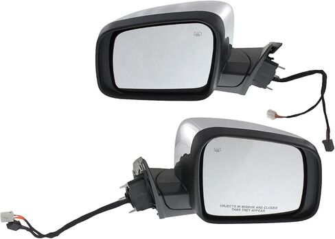 Garage-Pro Driver & Passenger Side Power Heated Mirrors for Jeep Grand Cherokee 2011-2016 With Signal Light & Memory Chrome in Saudi Arabia