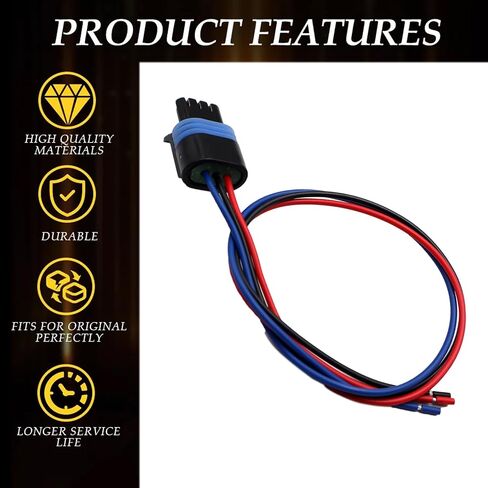 Fender Turn Signal Lights Connector Compatible with Chevrolet Kodiak 1990-2009 Front 15148648 Harness Wiring in Saudi Arabia