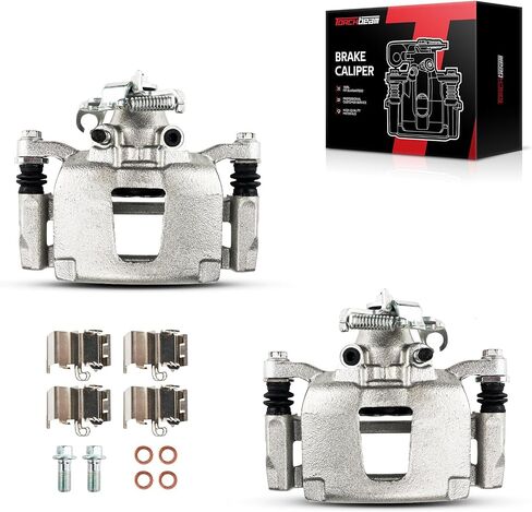 Torchbeam Rear Brake Calipers Set for Dodge 2012-2020 Grand Caravan, Rear Left and Rear Right Calipers Replace # 18B5398+18B5399 in Saudi Arabia