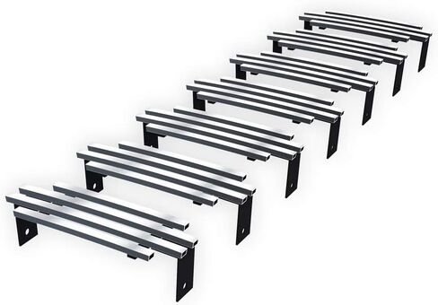 APS Compatible with Hummer H2 2003-2007 Main Upper Stainless Steel Black 8x6 Vertical Billet Front Grill Grille Insert C66524J in Saudi Arabia