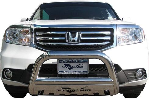 Vanguard Stainless Steel Classic Bull Bar | Compatible with 09-15 Honda Pilot in Saudi Arabia