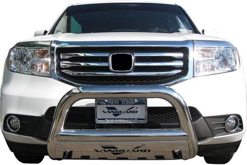 Vanguard Stainless Steel Classic Bull Bar | Compatible with 09-15 Honda Pilot in Saudi Arabia