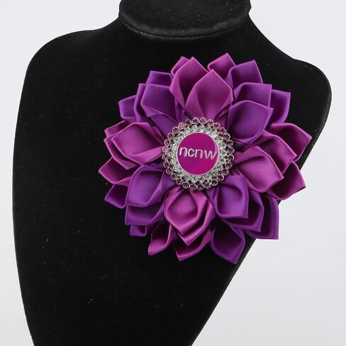 CENWA Sorority Brooch Gift for Women Purple Flower Brooch Pin Sisterhood Sorority Jewelry in Kuwait