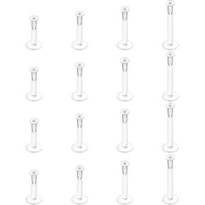 Clear Earrings for Sports/Work Plastic Earrings for Surgery/Sensitive Ears in Saudi Arabia