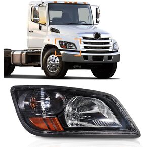 ملاءمة المصابيح الأمامية لعام 2011+ Hino 238 258 268 338 Truck Right Side Side Gray Housing in Kuwait