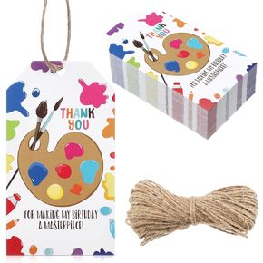 80 Pcs End of School Year Gift Tag with Twine Summer Teacher Appreciation Gift Sunshine Writing Thank You Tag for Wrapping Appreciation Card for Teacher in Kuwait