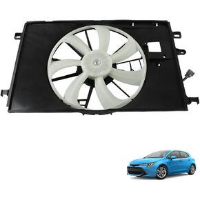 Cooling Fan Radiator Condenser Fan Assembly Replacement for 2020-2022 Corolla 16361-0T230 TO3115199 in Kuwait