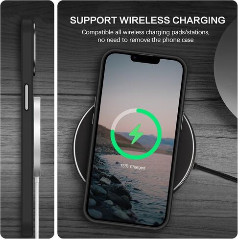 BENTOBEN Magnetic for iPhone 13 Case & iPhone 14 Case [Compatible with Magsafe] Translucent Matte Phone Case iPhone 13/14 Slim Shockproof Women Men Protective Cover for iPhone 13/14 6.1", Hot Pink in Kuwait