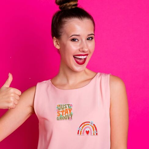 10pcs A Lil' Bougie Iron on Patches Classic Black White Mixed Stay Weird Boy Embroidered Applique Funny Letters Words Sew on Decorative Patch for Clothes Jeans Jackets Hats Backpacks in Kuwait