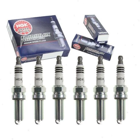6 pc NGK Iridium IX Spark Plugs compatible with Dodge Grand Caravan 3.6L V6 2011-2020 in Saudi Arabia