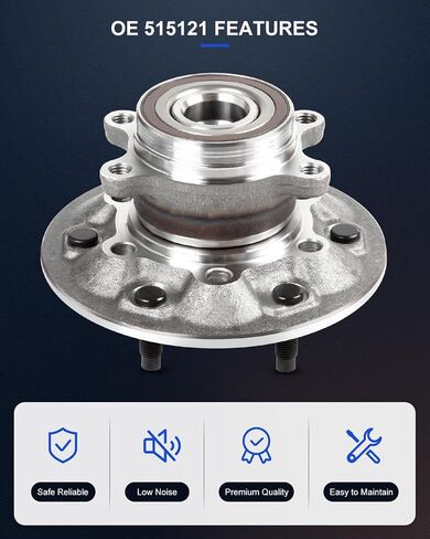 ECCPP 2PCS Front Wheel Hub Assembly 515121 لـ Chevrolet Colorado 2009-2012 4x4 Models فقط ، لنماذج GMC Canyon 2009-2012 4x4 فقط مع ABS in Saudi Arabia
