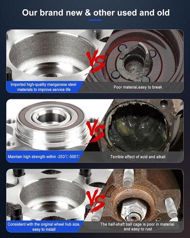 ECCPP 2PCS Front Wheel Hub Assembly 515121 لـ Chevrolet Colorado 2009-2012 4x4 Models فقط ، لنماذج GMC Canyon 2009-2012 4x4 فقط مع ABS in Saudi Arabia