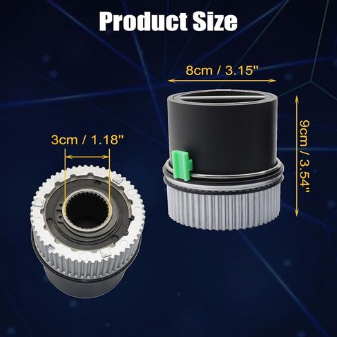 FZJDSD 4WD Front Manual Wheel Locking Hub 1C3Z-3B396-DA Compatible with Ford F250 F350 F450 F550 1999-2004 Excursion 2000-2005 4x4 Manual Locking Hub Axle Actuator Locking Drive Hub in Saudi Arabia