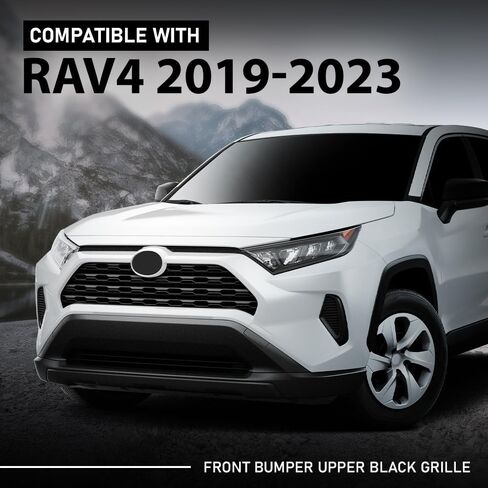 مجموعة مصد الشبكة العليا G-plus متوافقة مع Toyota RAV4 2016 2017 2018 531010R120 ، to1200406 Black in Kuwait