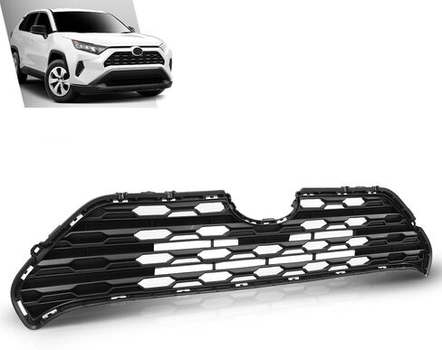 مجموعة مصد الشبكة العليا G-plus متوافقة مع Toyota RAV4 2016 2017 2018 531010R120 ، to1200406 Black in Kuwait