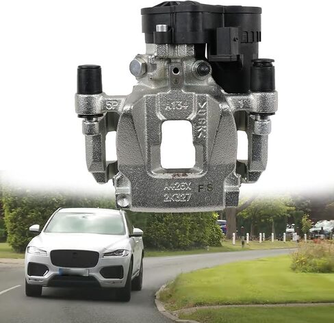 T2H37951 الفرجار الفرامل الخلفية اليمنى مع محرك متوافق مع Jaguar XE XF F-Pace 2016-2020 استبدال#J9C25310 T2H37949 T2H7433 in Kuwait