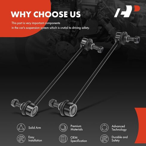 A-Premium 2 x Front Sway Bar Links Stabilizer Bar Links, Compatible with Toyota Yaris iA 2017-2018 & Scion iA 2016 in Saudi Arabia