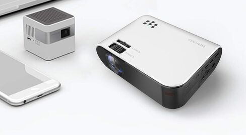 GooDee Smart 4K Projector with Wifi and Bluetooth, Google TV-Licensed Outdoor Movie Projector with NETFLIX /Prime Video/YouTube Built-in, Keystone Voice Control Home Theater Projector in Saudi Arabia