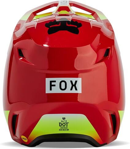 Fox Racing V1 Motocross Helmet ، Ballast Flo Red ، Large in Saudi Arabia