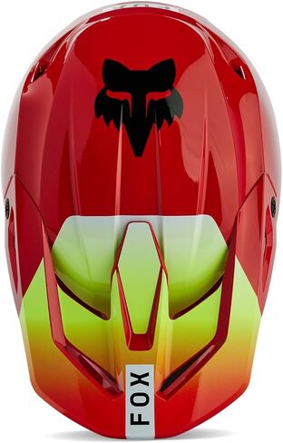 Fox Racing V1 Motocross Helmet ، Ballast Flo Red ، Large in Saudi Arabia