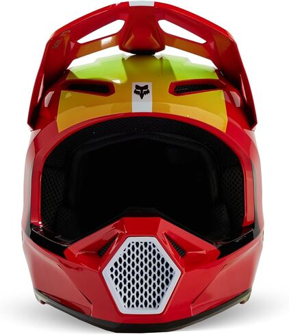 Fox Racing V1 Motocross Helmet ، Ballast Flo Red ، Large in Saudi Arabia