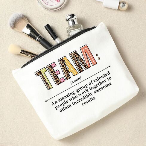 Mentor Makeup Bag - Cosmetic Bag - Women's Travel Accessory - Multicolor Canvas - Perfect for Makeup - Fun Gift for Women in Kuwait