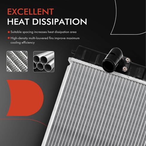 A-Premium Engine Coolant Radiator Assembly with Transmission Oil Cooler Compatible with Infiniti FX35 2009-2012, FX37 2013, FX50 2009-2013, Q70 2014-2017, Automatic Transmission in Saudi Arabia