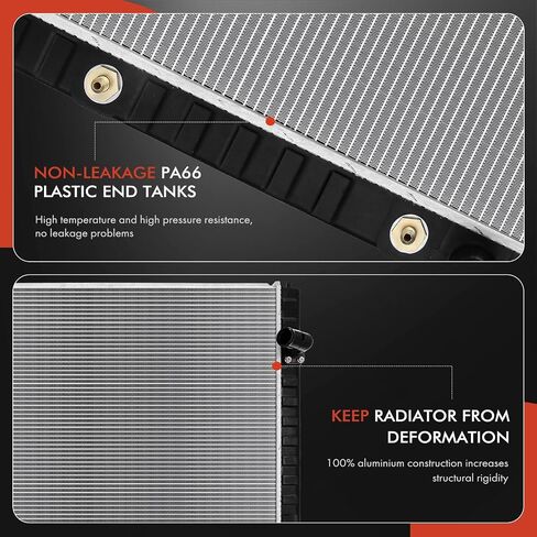 A-Premium Engine Coolant Radiator Assembly with Transmission Oil Cooler Compatible with Infiniti FX35 2009-2012, FX37 2013, FX50 2009-2013, Q70 2014-2017, Automatic Transmission in Saudi Arabia