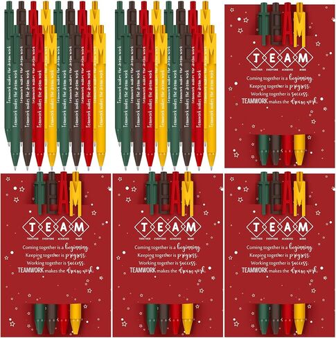 28 Pcs Team Appreciation Gifts Bulk for Coworker Employee Appreciation Gifts for Work Team Ballpoint Pens with Team Together Cards Bag for Office Coworker basketball Team Teacher Staff in Saudi Arabia