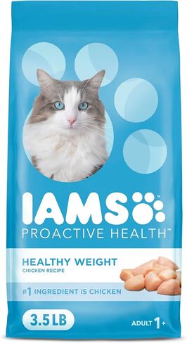 IAMS Proactive Health Healthy Weight Adult Dry Cat Food Chicken Flavor, 16 lb. Bag in Saudi Arabia