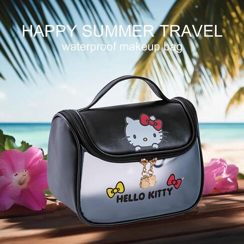 ambealla clear cosmetic bage bags makeup bags with with brush holder ، charge travel aduttry bage for women ، kincin kincinp storing storage for home & trips 3pcs 3pcs in Kuwait