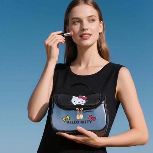 ambealla clear cosmetic bage bags makeup bags with with brush holder ، charge travel aduttry bage for women ، kincin kincinp storing storage for home & trips 3pcs 3pcs in Kuwait