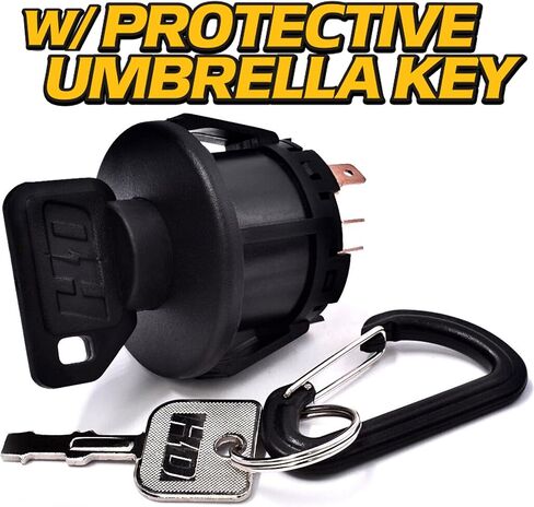 HD Switch Starter Ignition Key Switch Rebuild OEM Upgrade for Cub Cadet XT1-LT42 LT46 LT50 LT54 GT50 GT54 ST54, XT2-LX42 LX46 LX50 LX54 GX54, XT3-GS GSE GSX Lawn Tractor Riding Mower w/2 Keys in Saudi Arabia