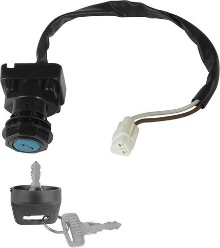 Caltric Ignition Key Switch Compatible with Kawasaki Prairie 360 Kvf360 4X4 2003-2013 ATV 27005-1229 in Saudi Arabia