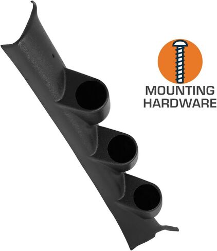 GlowShift Black Triple Pillar Gauge Pod Compatible with Subaru Impreza WRX STI 2008-2014 - Complete Replacement - ABS Plastic - Mounts (3) 2-1/16" (52mm) Gauges in Saudi Arabia
