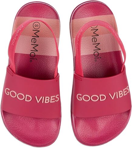 Memoi Girls مخططة Super Soft Vibes Slide Slide Sandal in Saudi Arabia