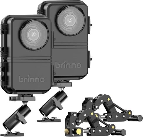 Brinno BCC5000 4K WiFi Time Lapse Camera Bundle - Advanced Imaging Sensor, HDR, IP65 Housing, Mobile App, Long-Life Rechargeable Power, Bluetooth, Cloud Storage, Construction Monitoring System in Saudi Arabia