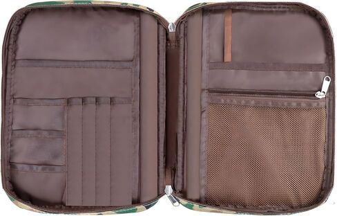 Large Bible Covers 13" L x 10½"W Bible Case for Men/Boys, Bible Bag for Women, Multiple Compartments Bible Carrying Case, Bible Book Cover with Handle, Bible Protector for Travel (Gray) in Saudi Arabia