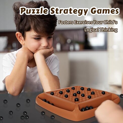 Magnetic Game Chess, Magnet Chess Fun Family Games for Kids and Adults, Magnet Game with 40Pcs Magnet Game, Table Top Board Game for Game Night 2-4 Players in Saudi Arabia