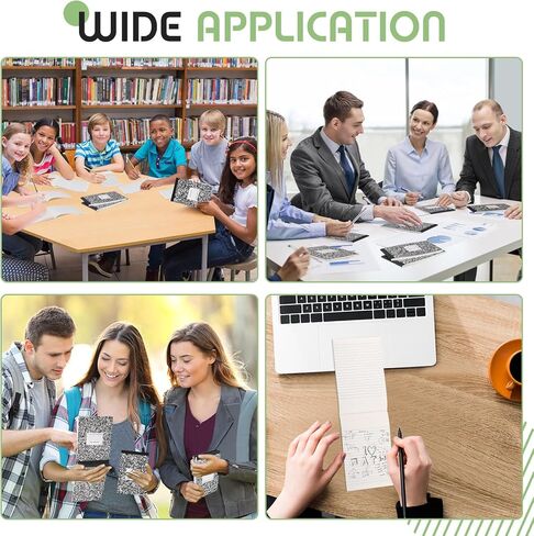 Fainne 20 Pack Composition Notebooks نصف حجم 4-7/8 × 7-1/2 بوصة الكلية محكم التركيبات المكوّنة المصغرة كتب تركيبة غلاف الرخام الملونة للمجلة لوازم الدرجة المدرسية 80 ورقة in Kuwait