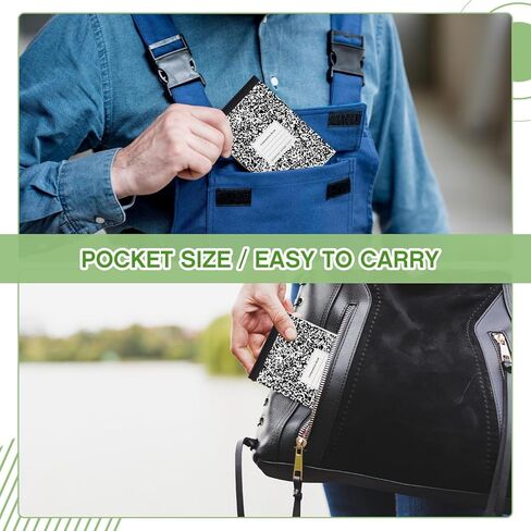 Fainne 20 Pack Composition Notebooks نصف حجم 4-7/8 × 7-1/2 بوصة الكلية محكم التركيبات المكوّنة المصغرة كتب تركيبة غلاف الرخام الملونة للمجلة لوازم الدرجة المدرسية 80 ورقة in Kuwait